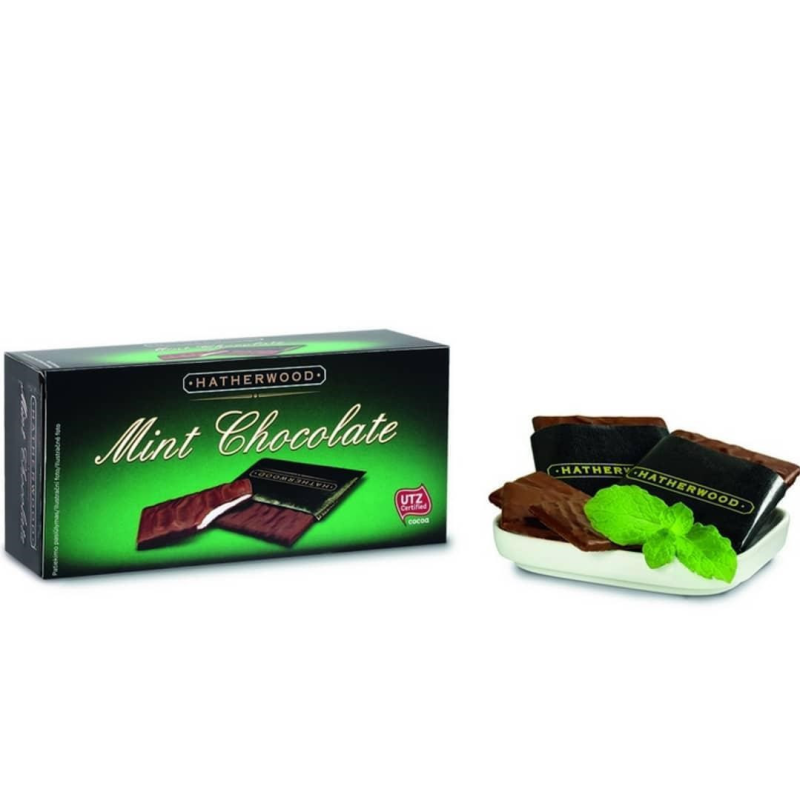 Шоколадні цукерки з ментоловою начинкою Hatherwood Mint Chocolate 200 г (20 шт.)