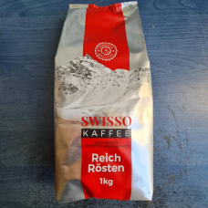 Кава в зернах Swisso Kaffee Reich Rosten 100% Arabica 1кг (Німеччина)