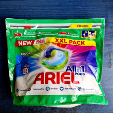 Гель-капсули для прання Ariel Color 55шт XXL PACK