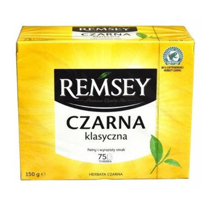 Чай чорний класичний Remsey Black Tea Klasyczna 75 пакетиків