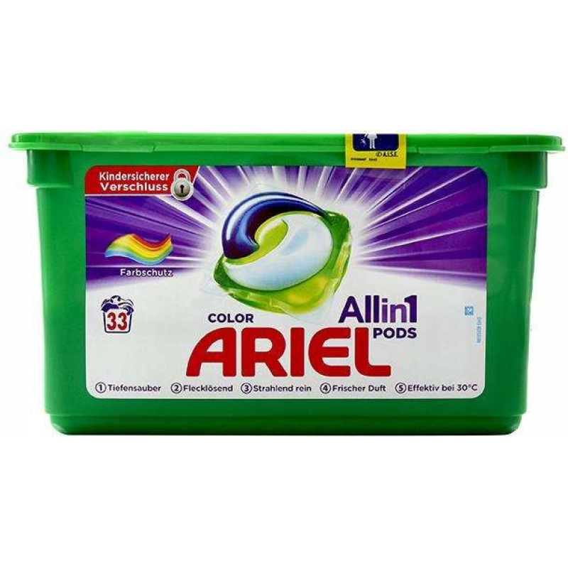 Гель-капсули для прання Ariel Color 3in1 Pods 33 шт.