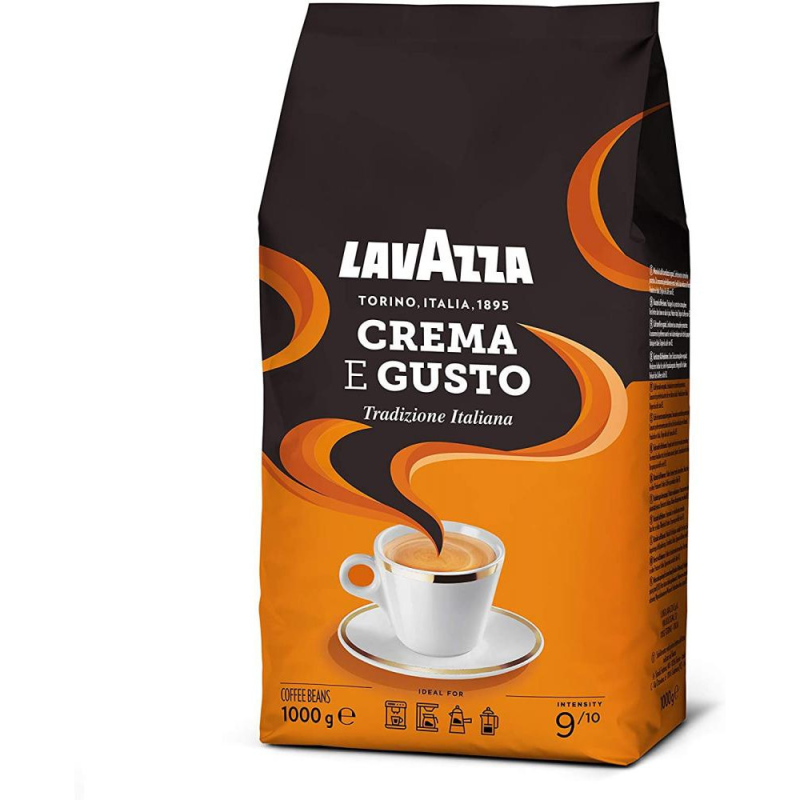 Кава в зернах Lavazza Crema e Gusto Tradizione Italiana 1кг (Італія)