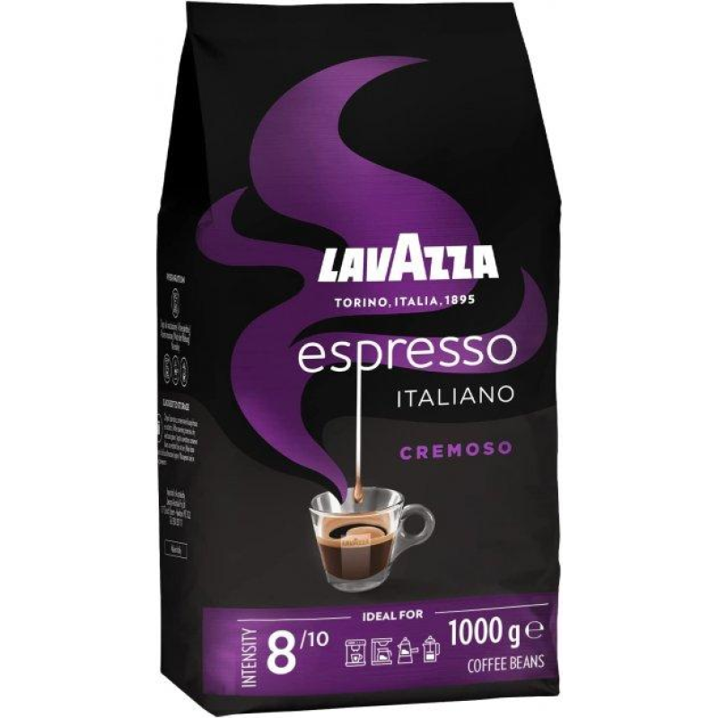 Кава в зернах Lavazza Espresso Cremoso 1кг. (Італія)