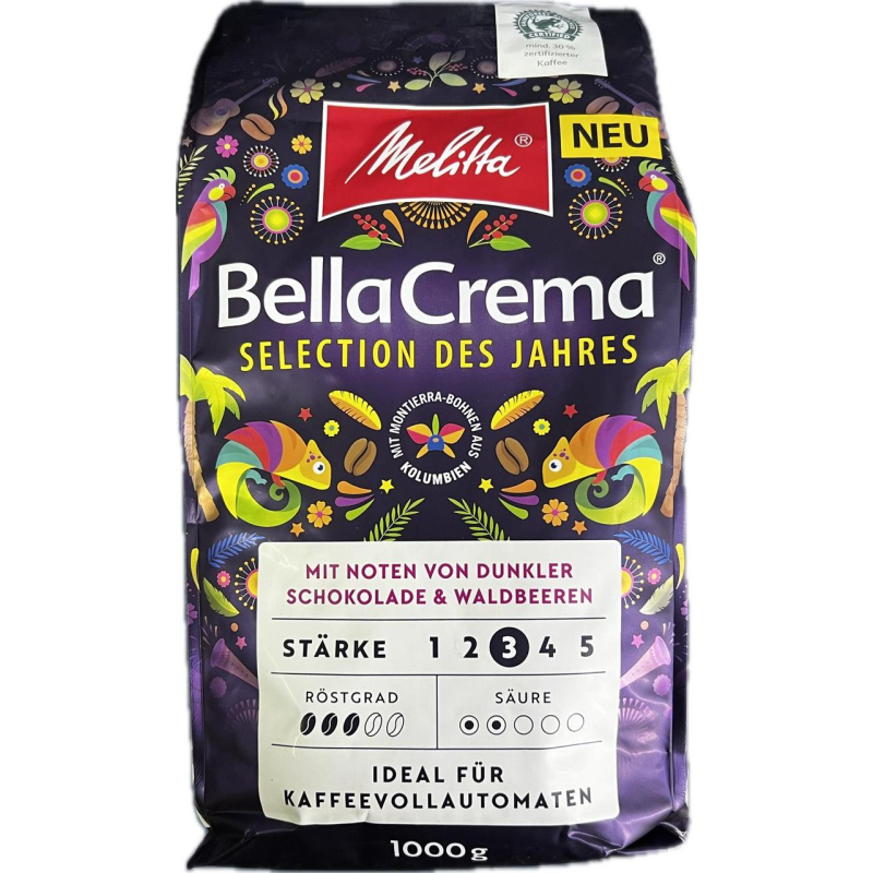 Кава в зернах Melitta BellaCrema Selection Des Jahres 1кг